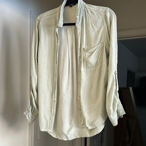 Velvet Heart Sage Green Casual Shirt